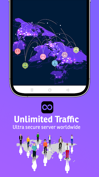 TrymeVPN Android screenshot showing app interface